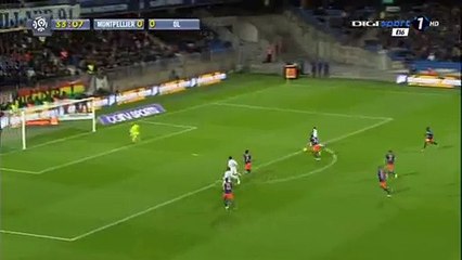 Maxwell Cornet Goal Montpellier 0-1 Lyon Ligue 1