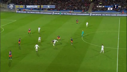 Maxwel Cornet Goal HD - Montpellier 0-1 Lyon - 08-04-2016