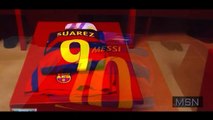 MSN  • BARCELONA • Messi • Suarez • Neymar •