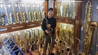 Marco Zurzolo prova sax contralto Mark 6 M 75811 - Raffaele Inghilterra strumenti musicali