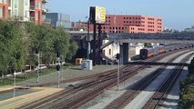 (HD)- Railfanning Emeryville featuring Burlington Northern Santa Fe & AMTRAK California Zephyr #5