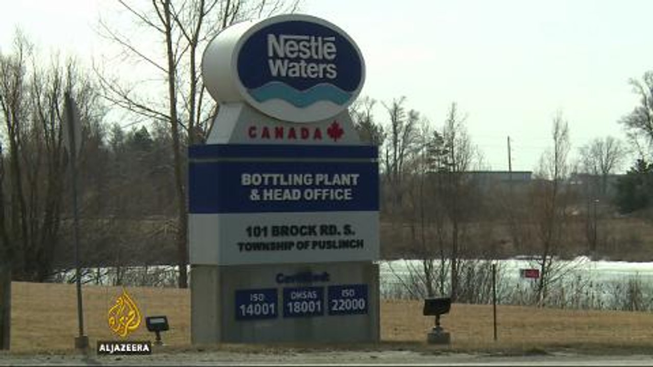 Small Canadian town fights Nestle over springs...
