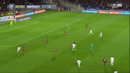 0-2 Maxwel Cornet Goal - Montpellier v. Lyon 08.04.2016 HD