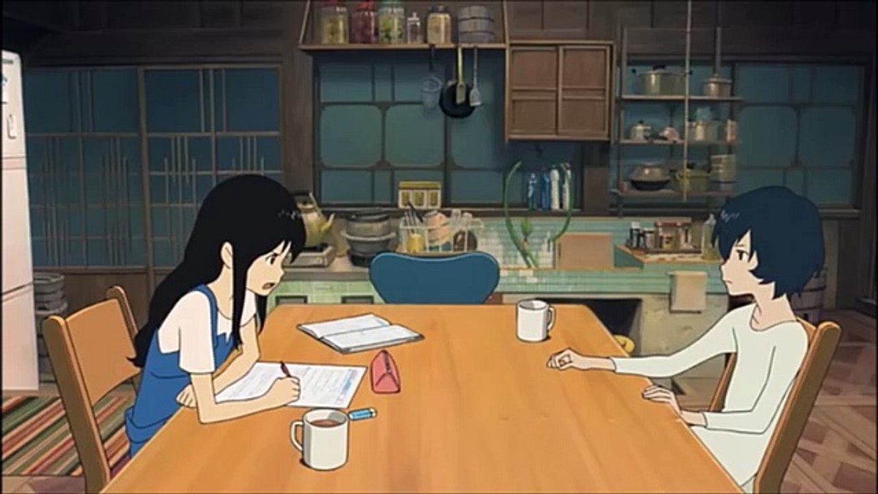 Wolf Children - Ame And Yuki Fighting