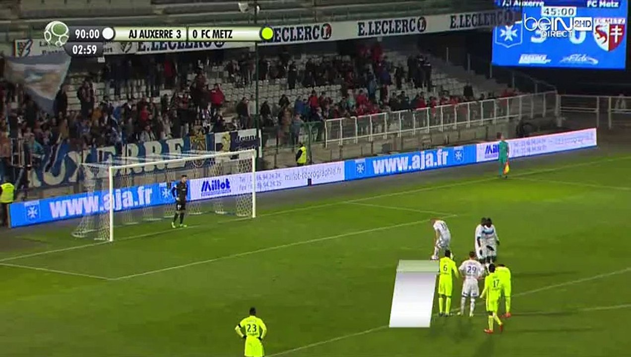 Gaetan Courtet Goal HD - Auxerre 4-0 Metz - 08-04-2016