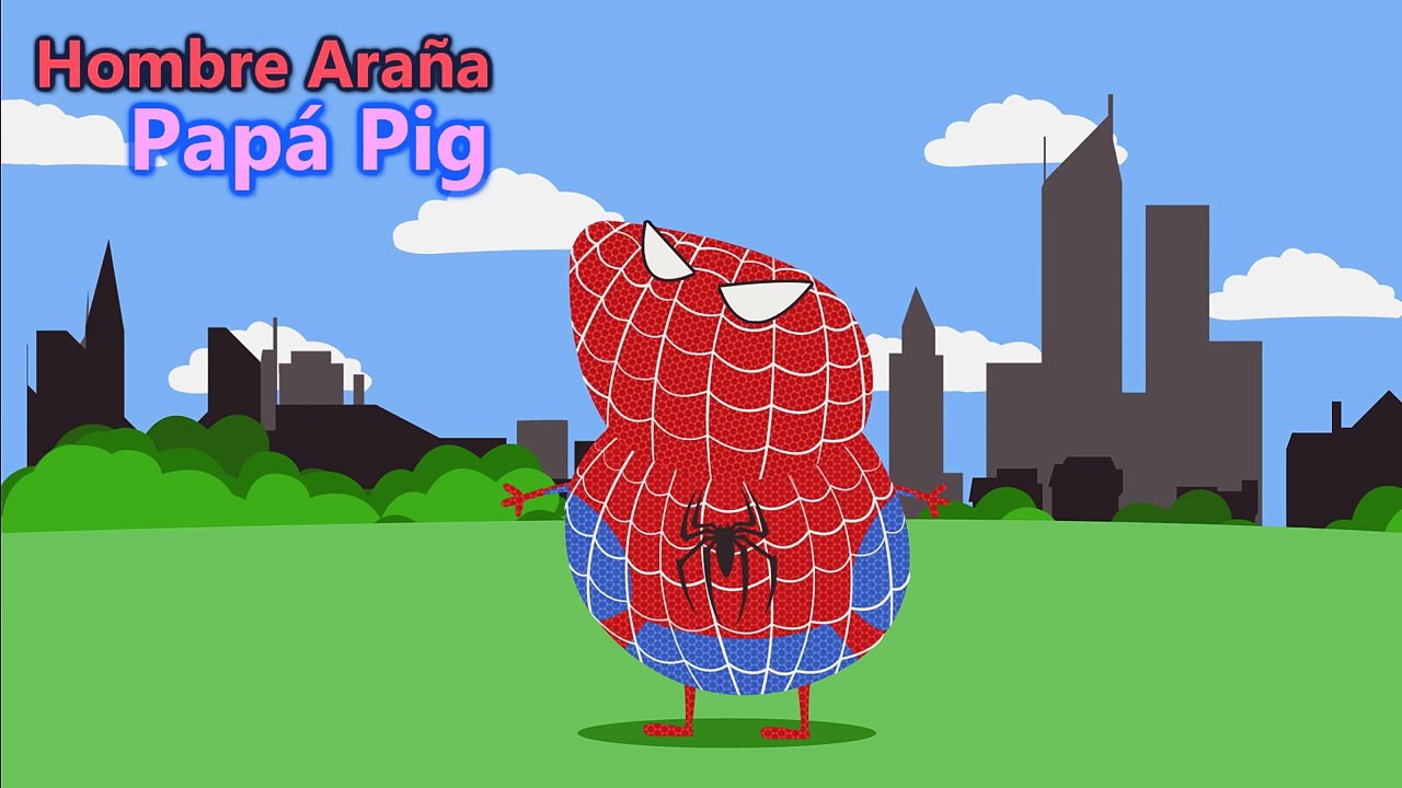 PEPPA en español SE DISFRAZA Spiderman y Venom Hombre araña