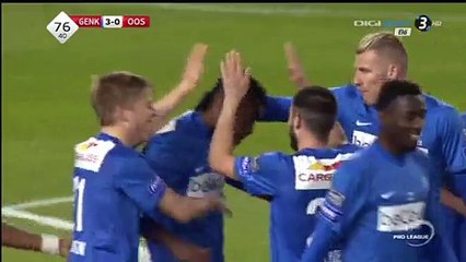 Mbwana Samata Goal HD - Genk 3-0 Oostende - 08.04.2016