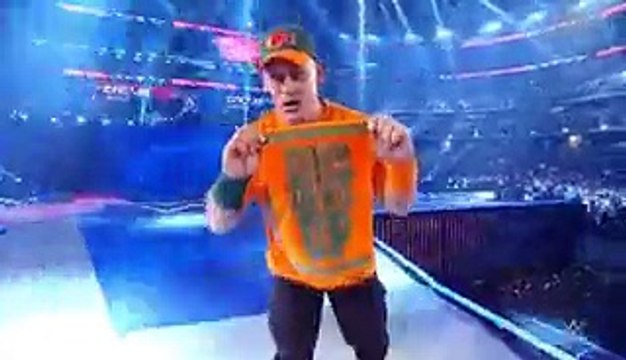 The Rock & John Cena Destroy The Wyatt Family -Wrestlemania 32