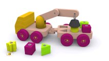 Shapes for babies toddlers kids children kindergarten. Learn shapes with a shape sorter truck
