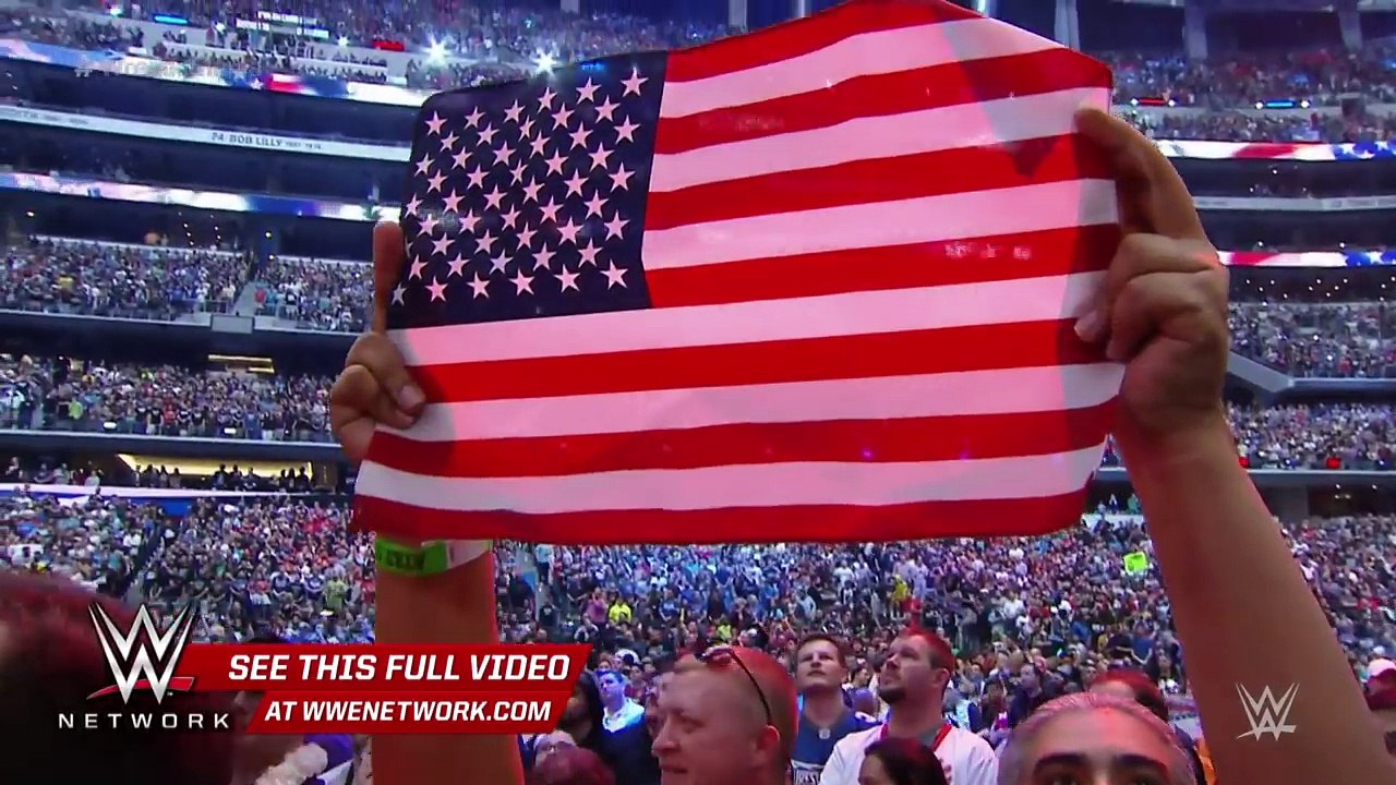 Fifth Harmony sings "America the Beautiful": WrestleMania 32, April 3, 2016