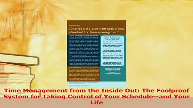 PDF Time Management from the Inside Out The Foolproof System for Taking Control of Your Download Online