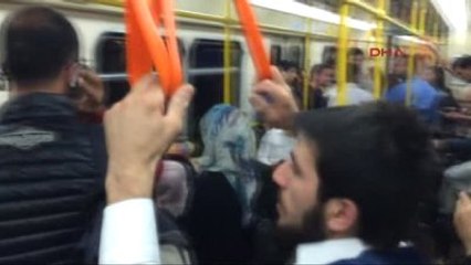 Bursa?da Metro Arızalandı, Yolcular Mahsur Kaldı