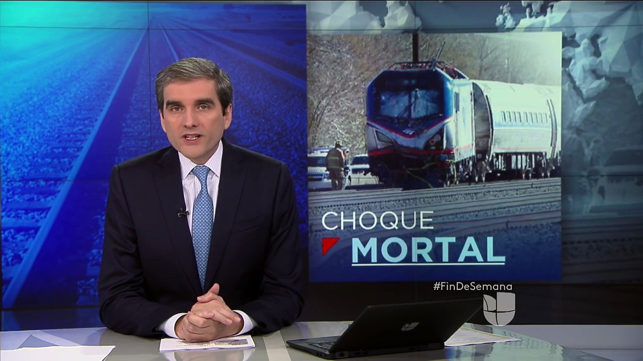 Choque mortal de un tren contra una excabadora