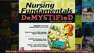 Free PDF Downlaod  Nursing Fundamentals DeMYSTiFieD A SelfTeaching Guide  DOWNLOAD ONLINE