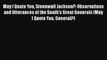 Read May I Quote You Stonewall Jackson?: Observations and Utterances of the South's Great Generals