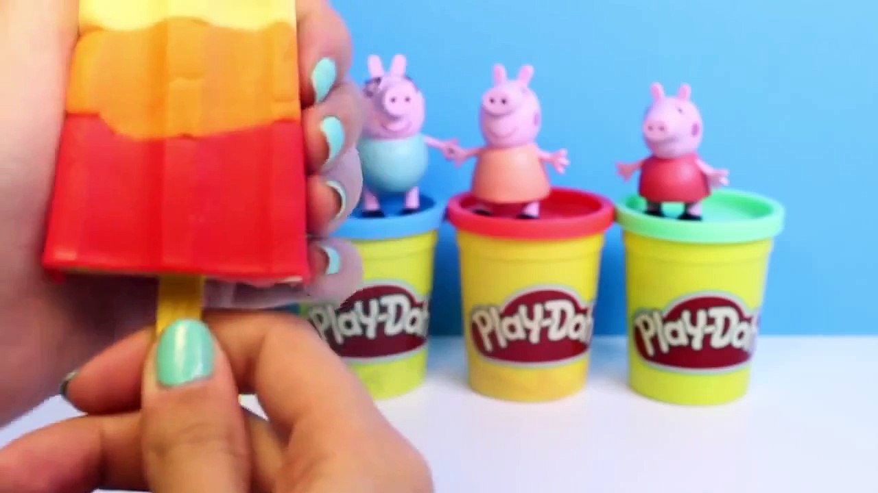 Peppa Pig Play Doh Ice Cream Playdough Popsicles Play-Doh Scoops 'n Treats Part 2