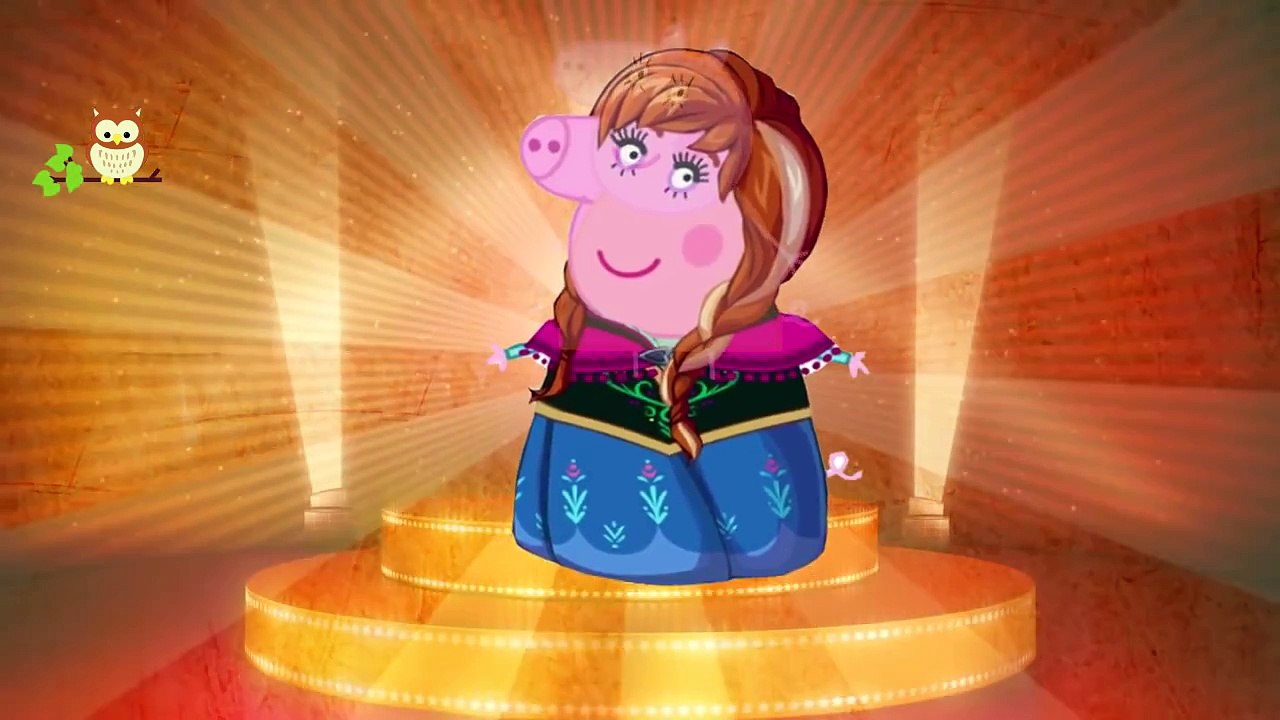 Peppa Pig Fozen Family Finger Song Nursery Rhymes Lyrics For Daddy Finger