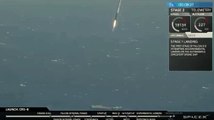 SpaceX First Stage Successfully Lands On Barge