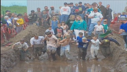 The Mud Run from Hurley, Wisconsin - It's a Kids game