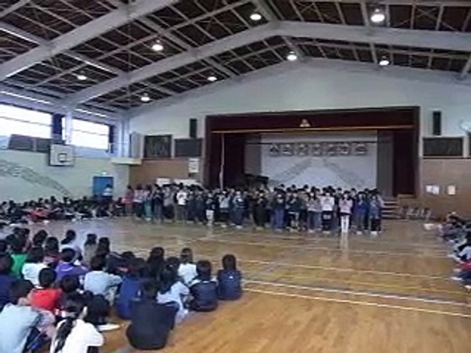 ６年生を送る会　６年生の発表②