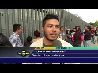 Todo listo para la UFC 180