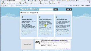 Tweetchat Twitter Hashtag search for Bloggers