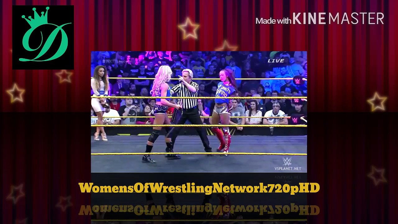 WWE NXT Takeover Revolution Sasha Banks vs Charlotte