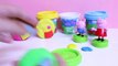 Peppa Pig Dough Set 4 Dough Packs Peppa Pig Play Doh Peppa Pig Shapes and Molds Part 5