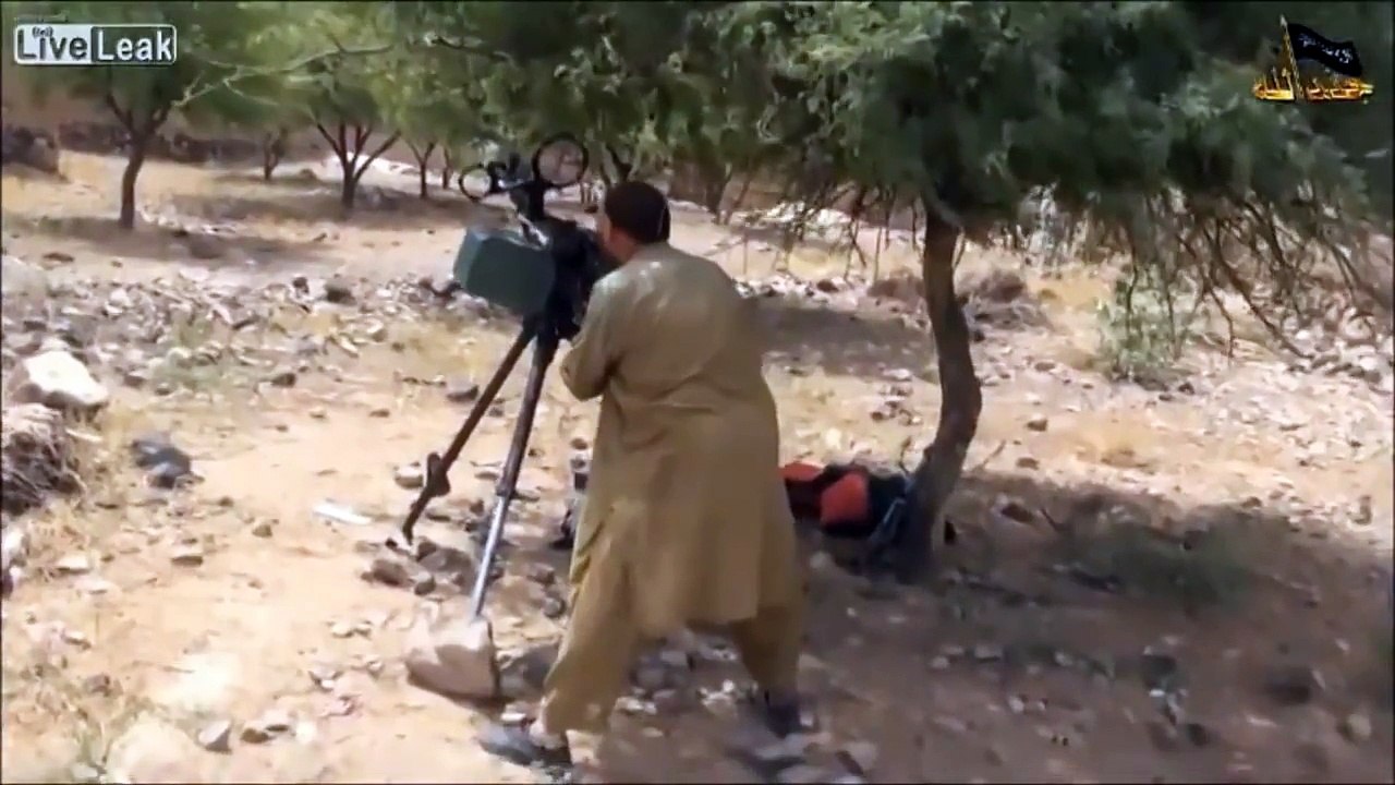 AH64 Apache Attack Helicopter Gun Camera Taliban Kill in Afghanistan