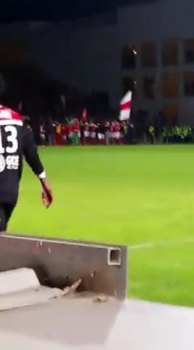 Ambiance après Nîmes Valenciennes 08 04 2016
