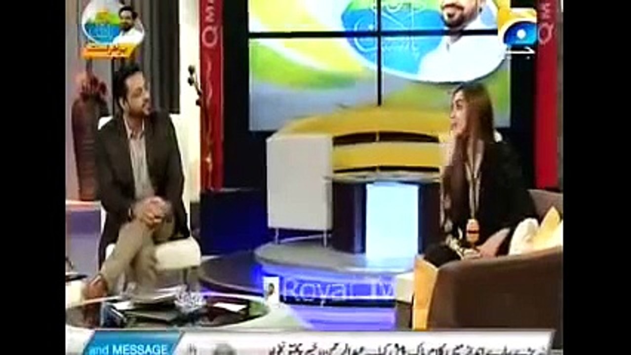 See What Aamir Liaquat Is Doing With Maya Ali