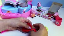 Peppa Pig Mini Pizzeria Chef Peppa Pig Play Doh Pizza Toys Review Part 5
