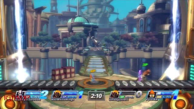 Playstation All Stars Battle Royale - Kratos Match #4 {Level 3 Super, 1st Place Victory}