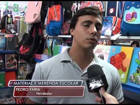 07-01-2014 - MATERIAL E MERENDA ESCOLAR - ZOOM TV JORNAL