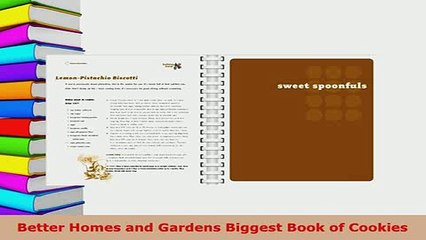 PDF  Better Homes and Gardens Biggest Book of Cookies Read Online