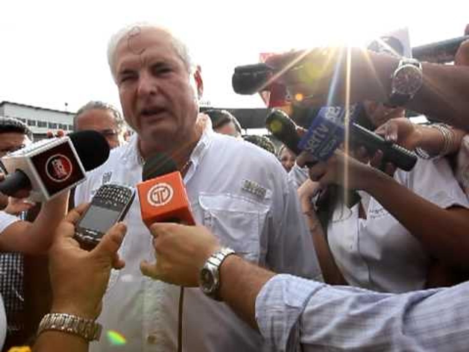 Martinelli promete avances / Anayansi Gamez