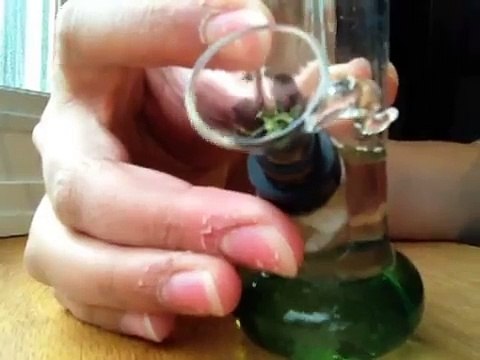 Milky hit on my new mini bong/bubbler