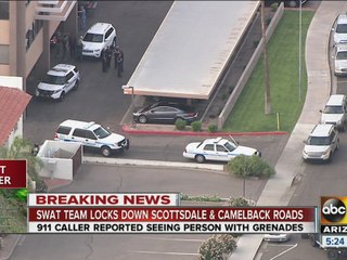 SWAT team locks down Scottsdale and Camelback roads