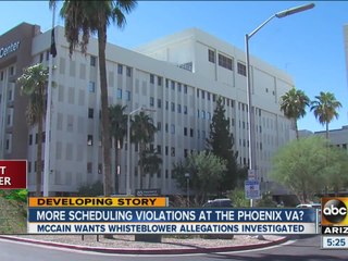 More scheduling violations at Phoenix VA?