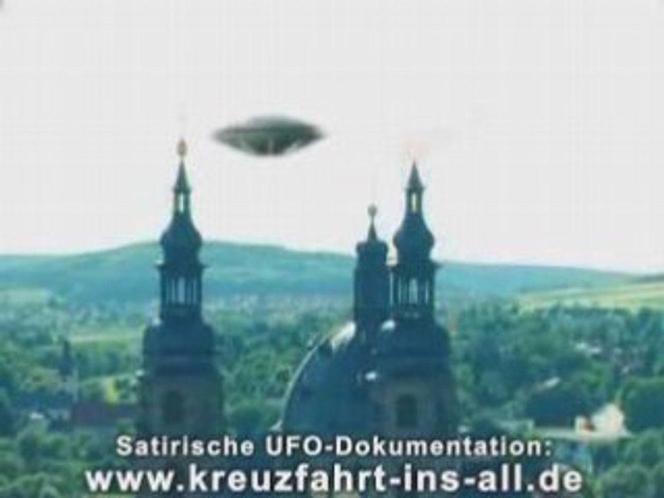 Amateur-Video: UFO-Sichtung über Dom in Fulda