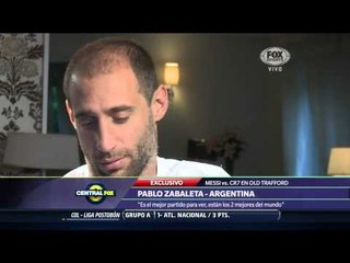 Zabaleta: "Messi sigue siendo el mejor"