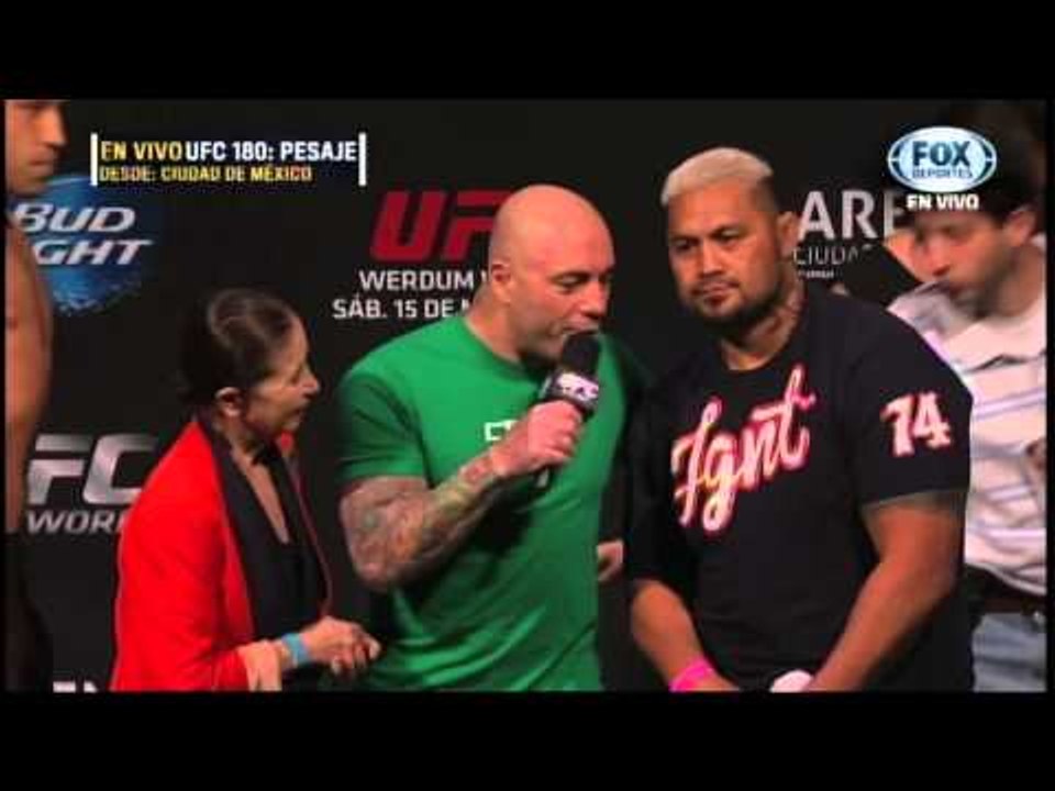 El pesaje: Werdum vs Hunt
