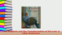Download  Tom Bingham and the Transformation of the Law A Liber Amicorum PDF Online