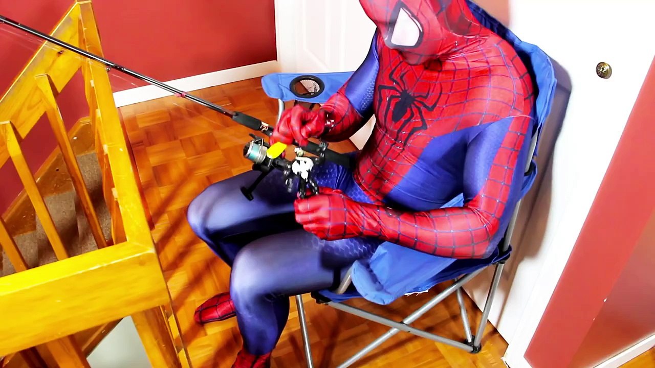 Spiderman vs Venom in Real Life | Superhero Fun & Fishing Movie! | Cartoon