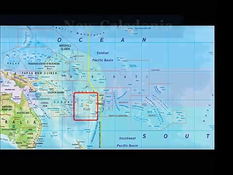 All States & Territories of Oceania - Pronunciation*Capital*Flag *Area*Population shown on map