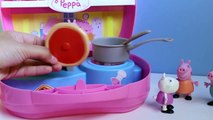 Peppa Pig Mini Pizzeria Chef Peppa Pig Play Doh Pizza Toys Review Part 2