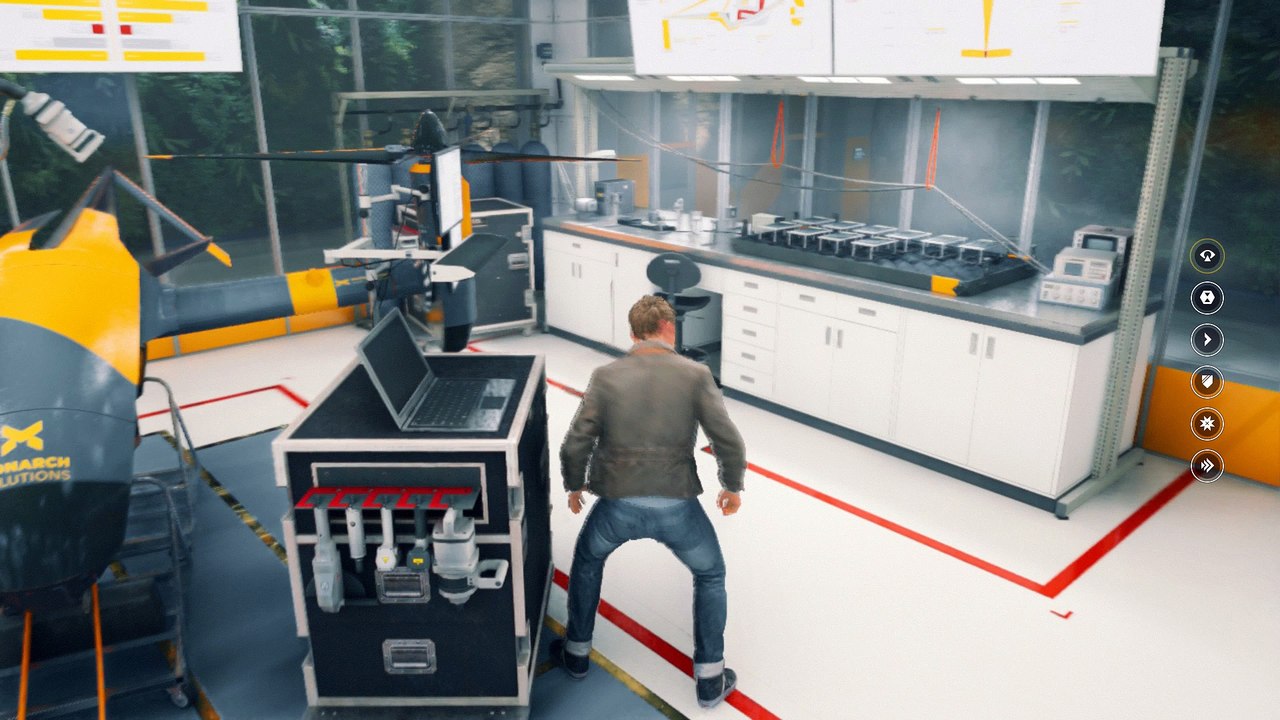 Quantum Break - Research Facility: Jack Explores Monarch R&D Chronon Dampners (Technology Timeline)