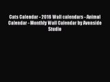 Read Cats Calendar - 2016 Wall calendars - Animal Calendar - Monthly Wall Calendar by Avonside