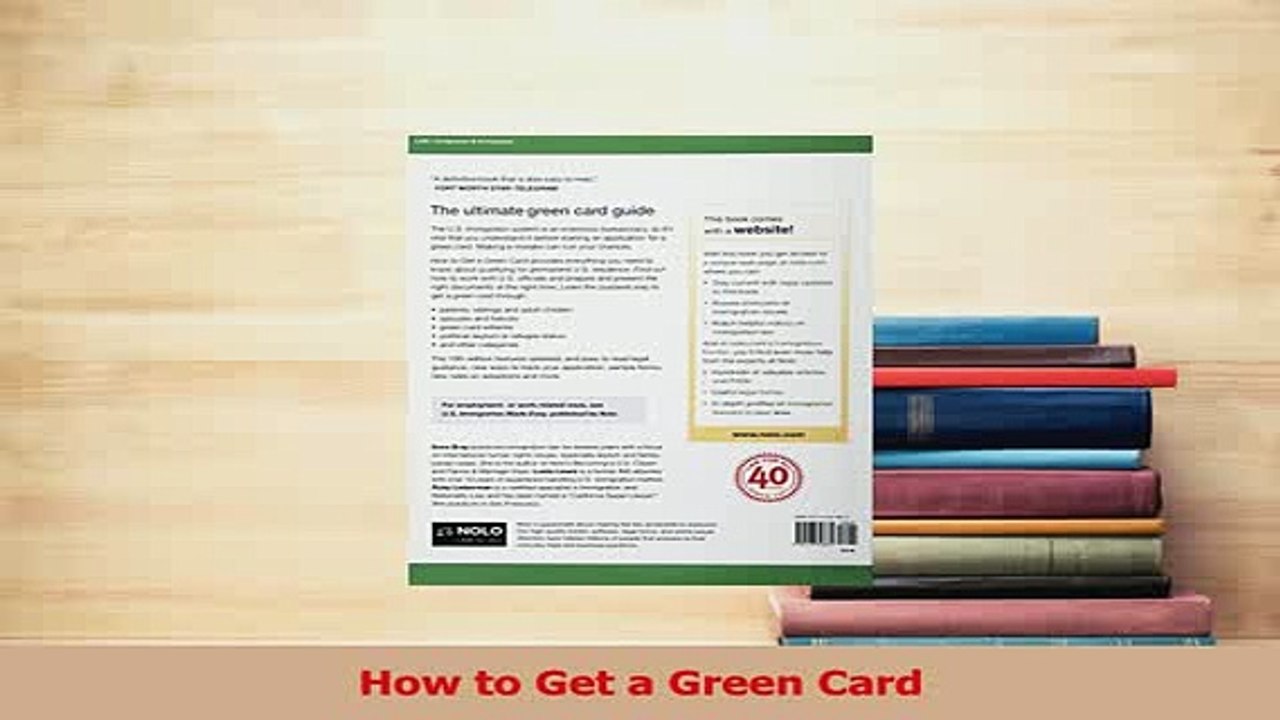 Read  How to Get a Green Card Ebook Free