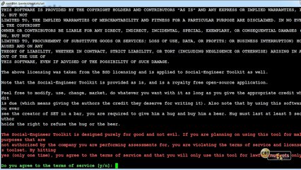 Social-Engineer Toolkit (SET)